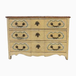 Early 18th Century Louis XIV Commode in Painted Wood
