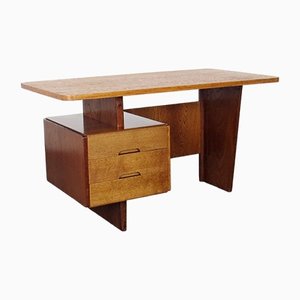 Schreibtisch aus Holz, 1960er