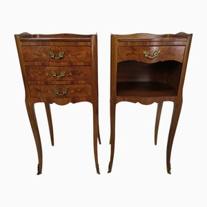 Louis XV Style Bedside Tables, Set of 3