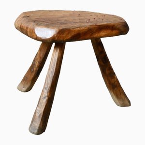 Carved Tripod Stool, 1960s
