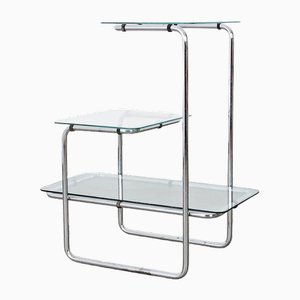 Bauhaus Chrome & Steel Plant Stand by Emile Guyot, 1930s