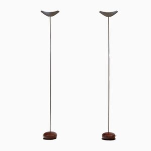 Servul F Uplighter Floor Lamps by Josep Llusca for Flos Italy, 1990s, Set of 2