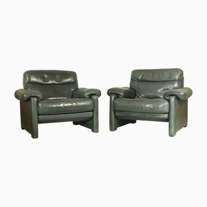 Leather Ds70 Armchairs from De Sede, 1970s, Set of 2
