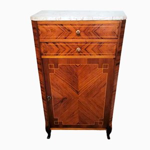 Louis XV French Cabinet with Giallo Siena Marble Top, 1880s
