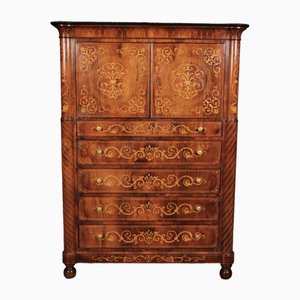 Inlaid Rosewood Cabinet, 1880s