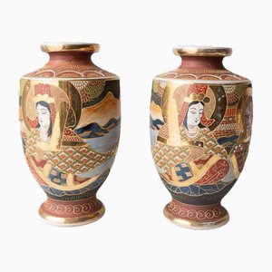 Matsuma Keramikvasen, Japan, 2er Set