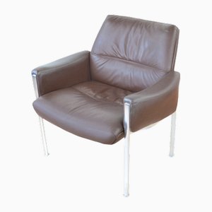 Leather Lounge Chair by Miller Borgsen for Röder Söhne, 1960s
