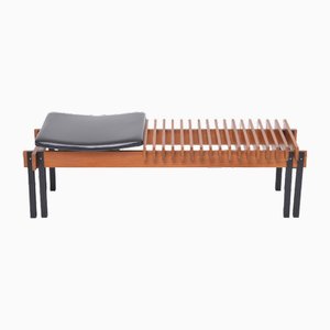 Mid-Century Modern Bench by Inge & Luciano Rubino for Apec, 1960s