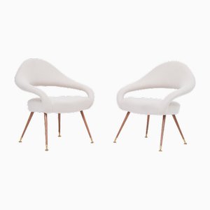 Set of Italian Model DU 55 P Armchairs by Gastone Rinaldi from Rima, 1960s
