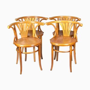 Armhairs Thonet, 1920, set di 4