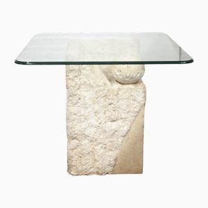 Post Modern Tessellated Stone Coffee Table, 1980s