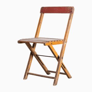 Beech Folding Chair, 1960s