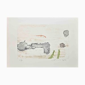 Hsiao Chin, Abstrakte Komposition, Radierung, 1977