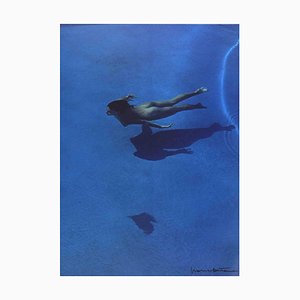 Franco Fontana, Swimming Pools, Vintage Offset Poster, 1984