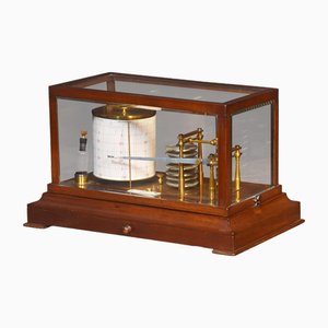 Mahogany Cased Barograph by R. Stewart, 1890s