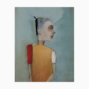 Michele Mikesell, La Mascara, óleo sobre lienzo, 2021