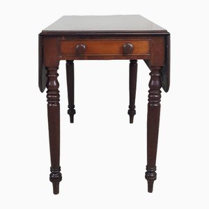 Viktorianischer Pembroke Tisch aus Mahagoni mit Schublade