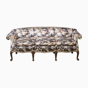 English Country House Sofa with Cabriole Legs, 1900s