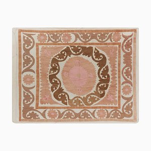 Vintage Neutral Color Suzani Tapestry