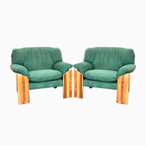Italian Lounge Chairs from Mobil Girgi, 1970s, Set of 2