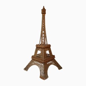 Holz Eiffelturm Modell, 1950er
