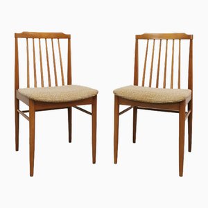 Beech Dining Room Chairs, 1960s, Set of 2