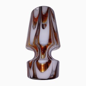 Lámpara de mesa de cristal de Murano, años 70
