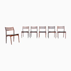 Rosewood Dining Chairs by H. Vestervig Eriksen, Denmark, 1960s, Set of 6