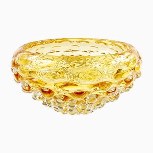 Lenti Bowl in Murano Glass by Ercole Barovier for Barovier & Toso, Italy, 1940s-1950s