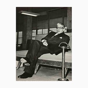 Unbekannt, Aristoteles Onassis, 1960er, Schwarz-Weiß-Fotografie