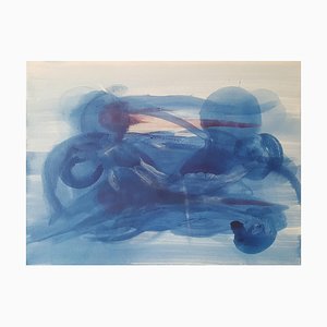 Udi Cassirer, Diving Bondage, 2017, Acrylic on Canvas