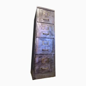 Industrial Stripped Metal Drawer Filing Cabinet