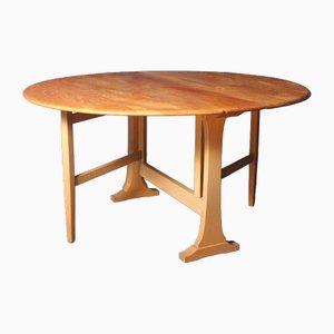 Large Oval Drop Leaf Gate Leg Dining Table from Ercol