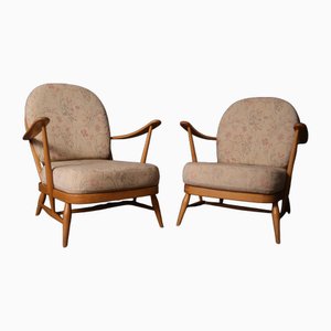 Blonde Windsor Armchairs from Ercol