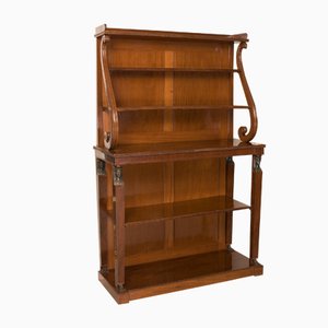 Antique Regency French Open Bookcase