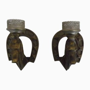 Horse Wall Sconces, 1960s, Set of 2