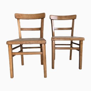 Children's Chairs in Pine, Set of 2
