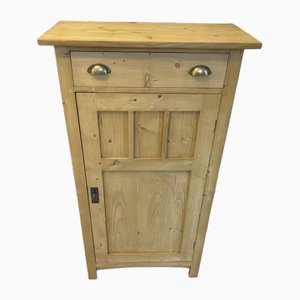Natural Wood Semi -Cabinet