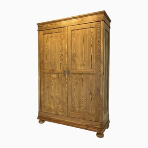 Art Nouveau Farm Cabinet in Natural Wood