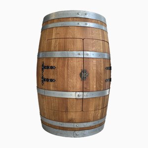 Oak Wine Barrel Bar