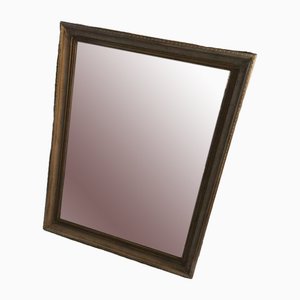 Decorative Silver Wood-Framed Wall Mirror