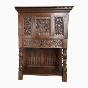 Neo Renaissance Cabinet in Oak Wood