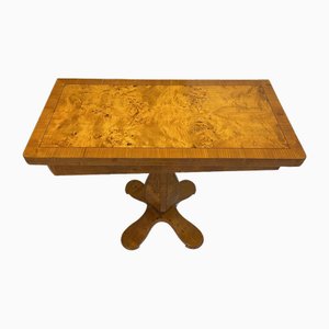 Tavolo da gioco Art Deco marrone