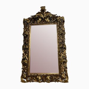 Specchio fiorentino con cornice dorata