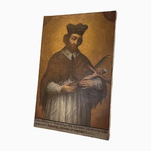 Artiste Religieux, Saint Jean Népomucène, Peinture à l'Huile