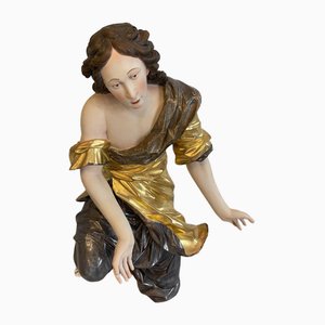 Baroque Artist, Angel Figure, Wood
