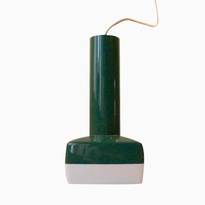 Lámpara colgante cubista de Bent Karlby para A. Schroder Kemi, años 70