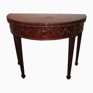 19th Century Heppelwhite England Mahogany Foldable Wall Table