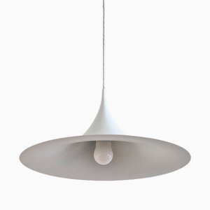 Lampe à Suspension Semi Blanche par Bonderup & Torsten Thorup pour F&M