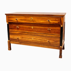 Antique Italian Empire Chest of Drawers in Walnut
